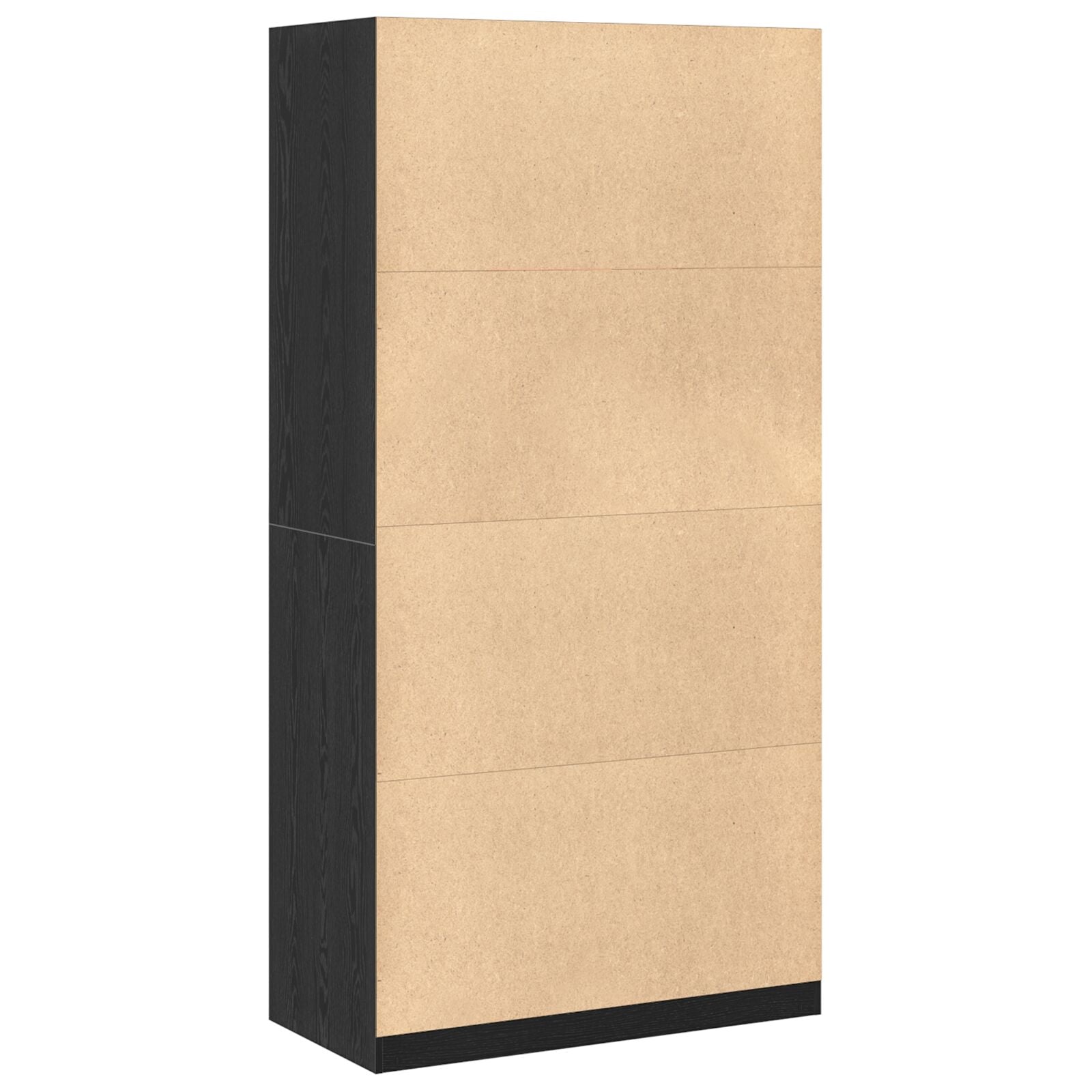 Armoire en Chêne Noir vidaXL - 100x50x200 cm Armoires vidaXL