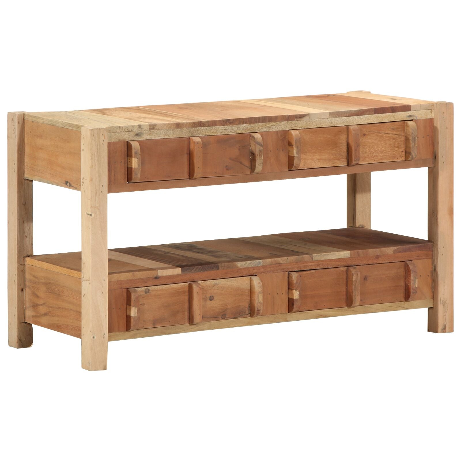 Meuble TV vidaXL 83x33x46 cm en bois massif récupéré Fixations & meubles de rangement multimédia vidaXL