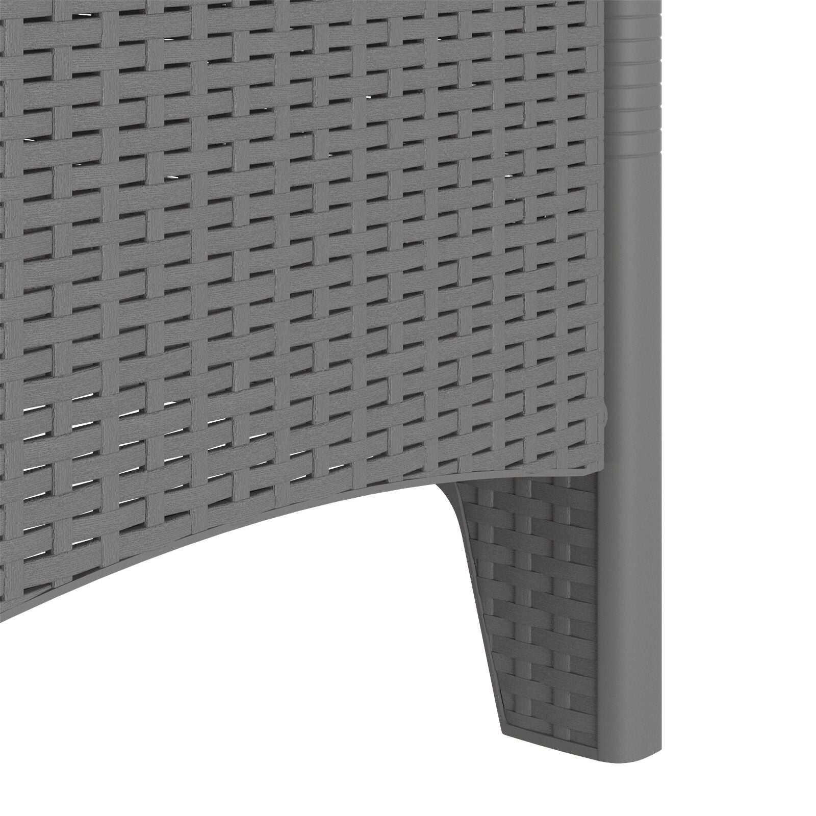 Chaise de jardin vidaXL Set de 2 Gris clair, Anthracite Polypropylène Chaises de jardin vidaXL