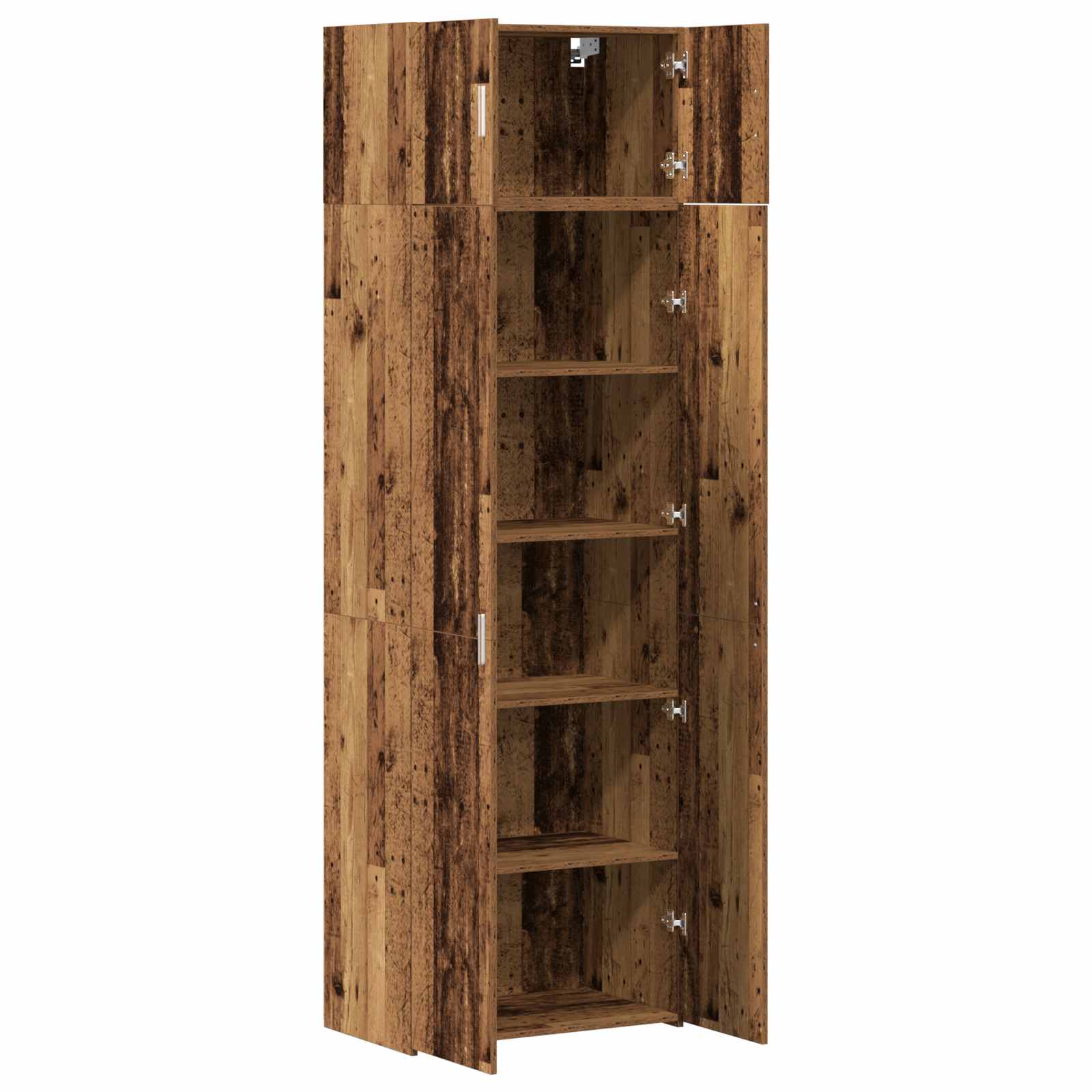 Armoire de rangement 2 pc Bois ancien 70 x 42,5 x 225 cm - XIOS
