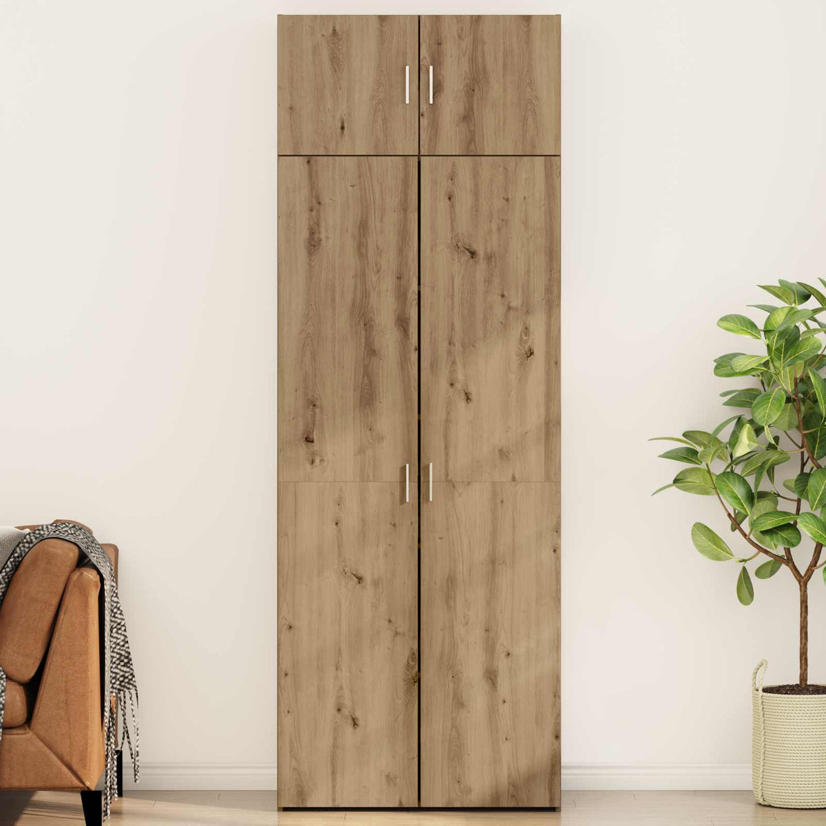 Armoire de rangement 2 pc Chêne artisanal 80 x 42,5 x 225 cm - XIOS