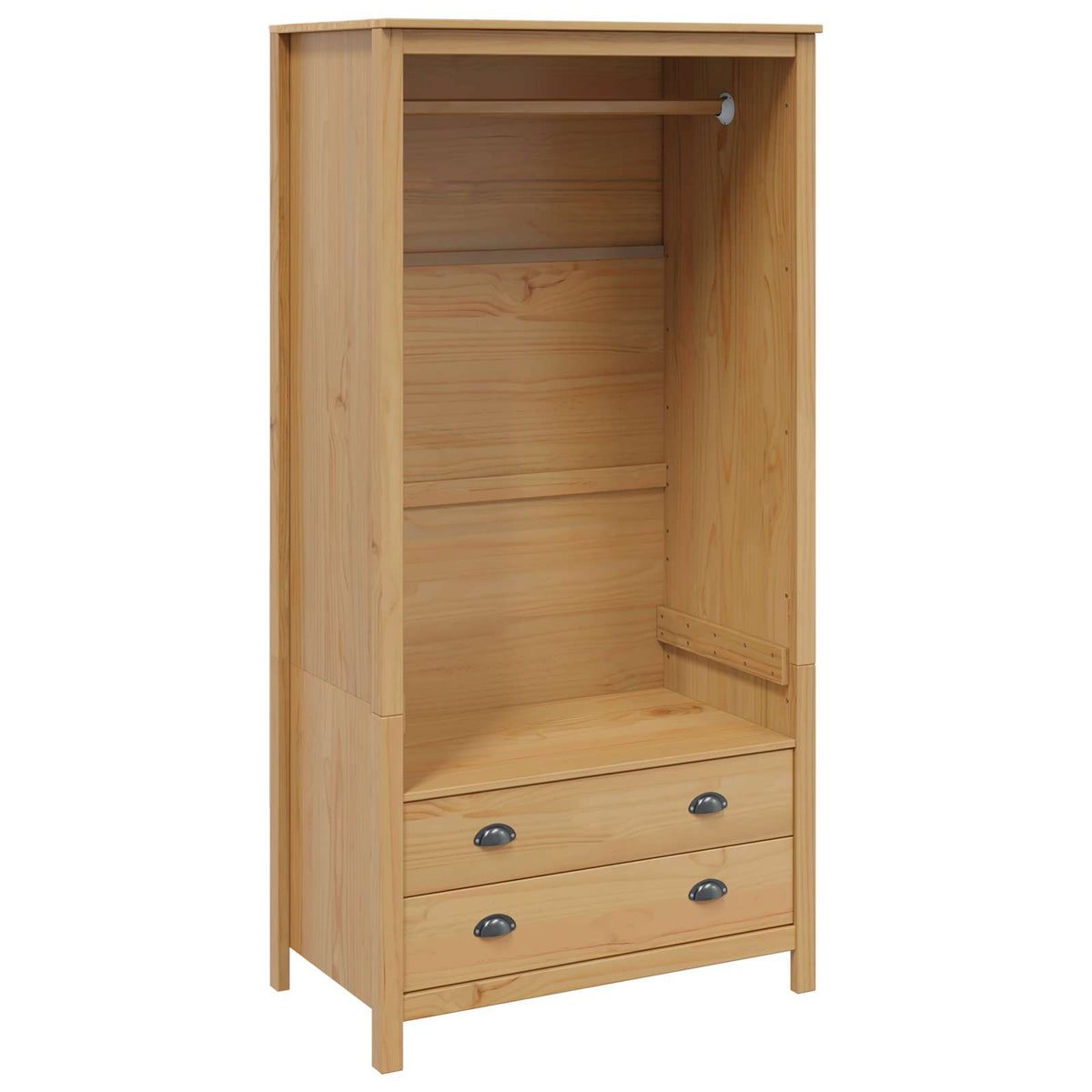 Armoire HILL Marron miel 84 x 50 x 170 cm Pin massif - XIOS