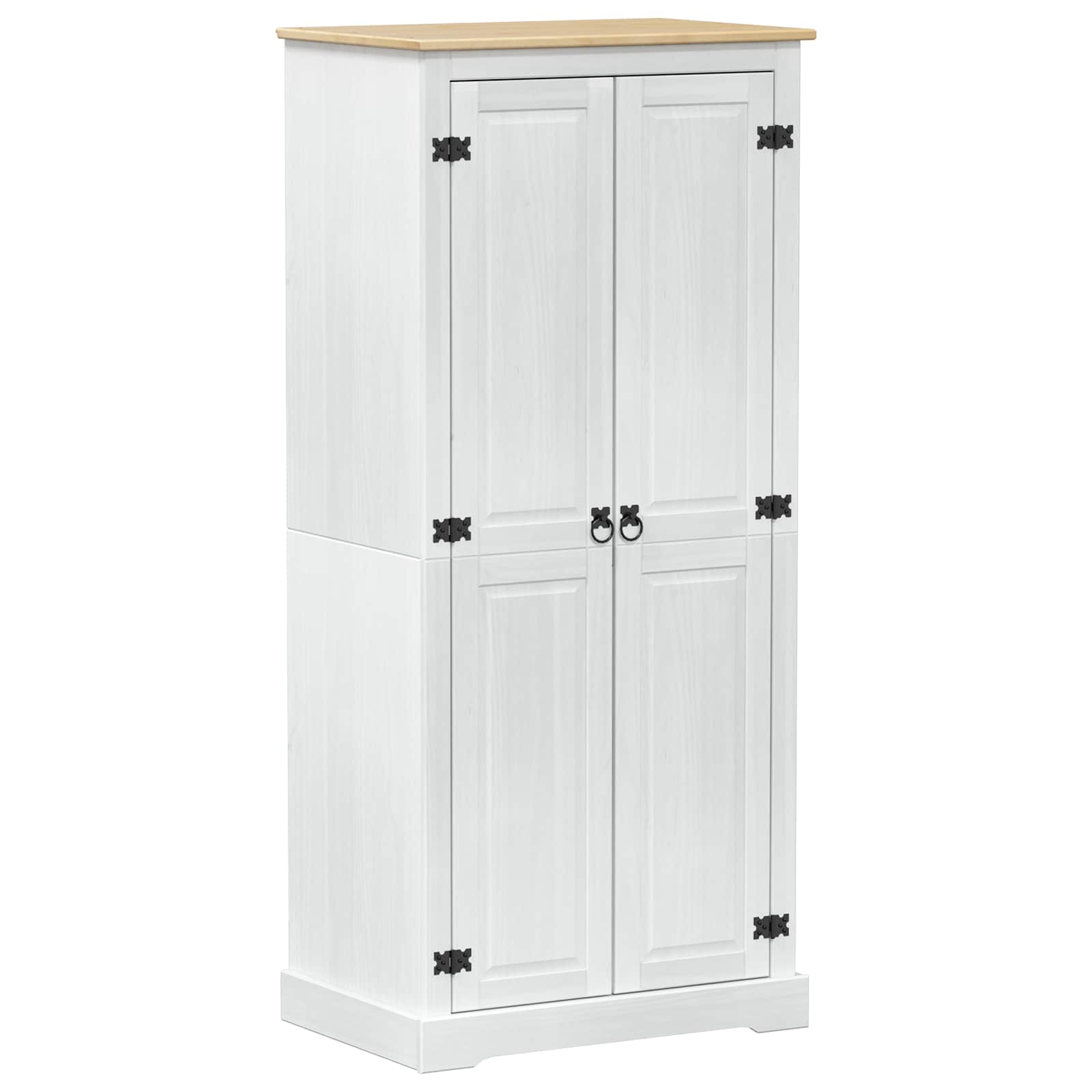 Armoires Blanc 76 x 50 x 170 cm Pin massif - XIOS