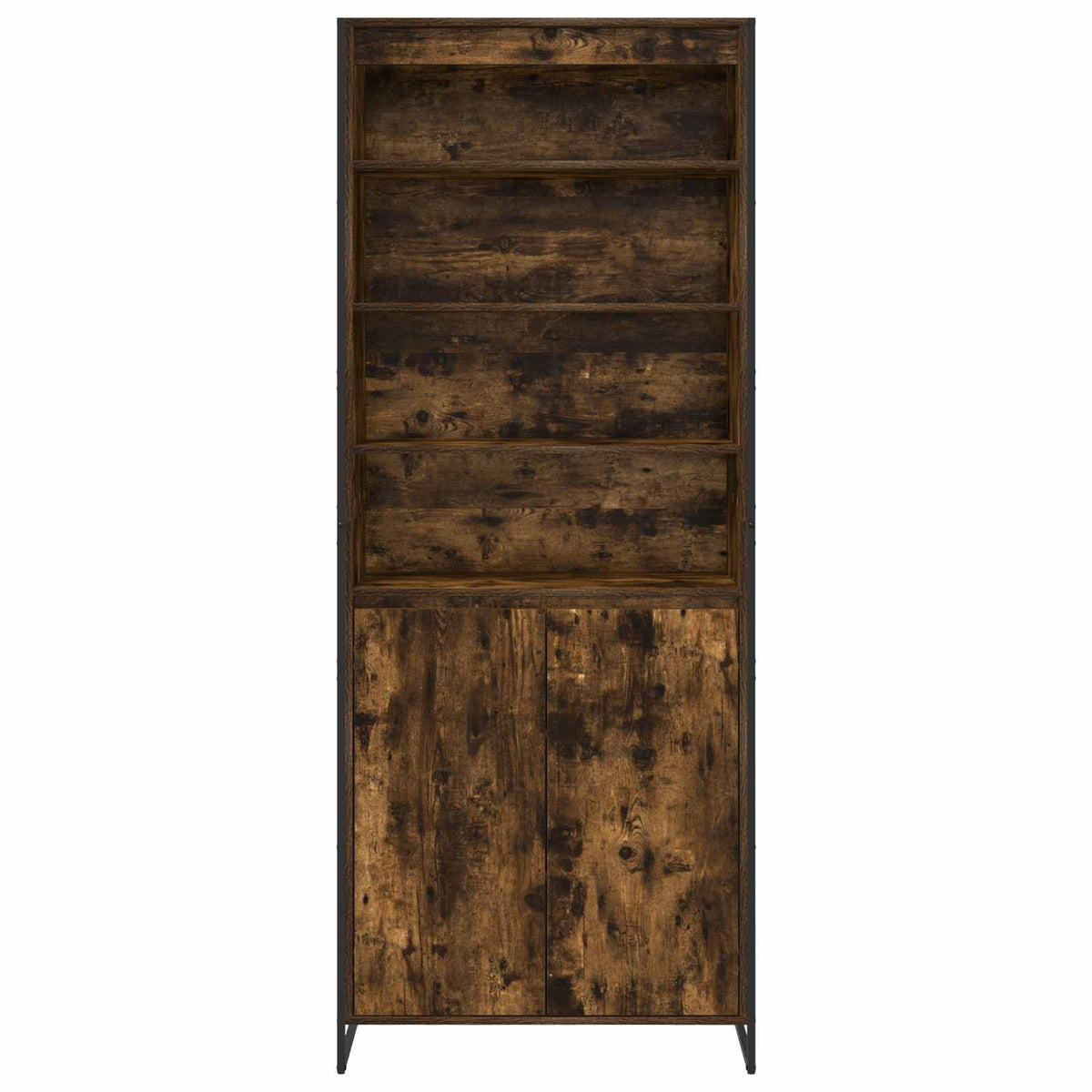 Armoires Hautes Chêne Fumé 79 x 36 x 200 cm Bois d'ingénierie - XIOS
