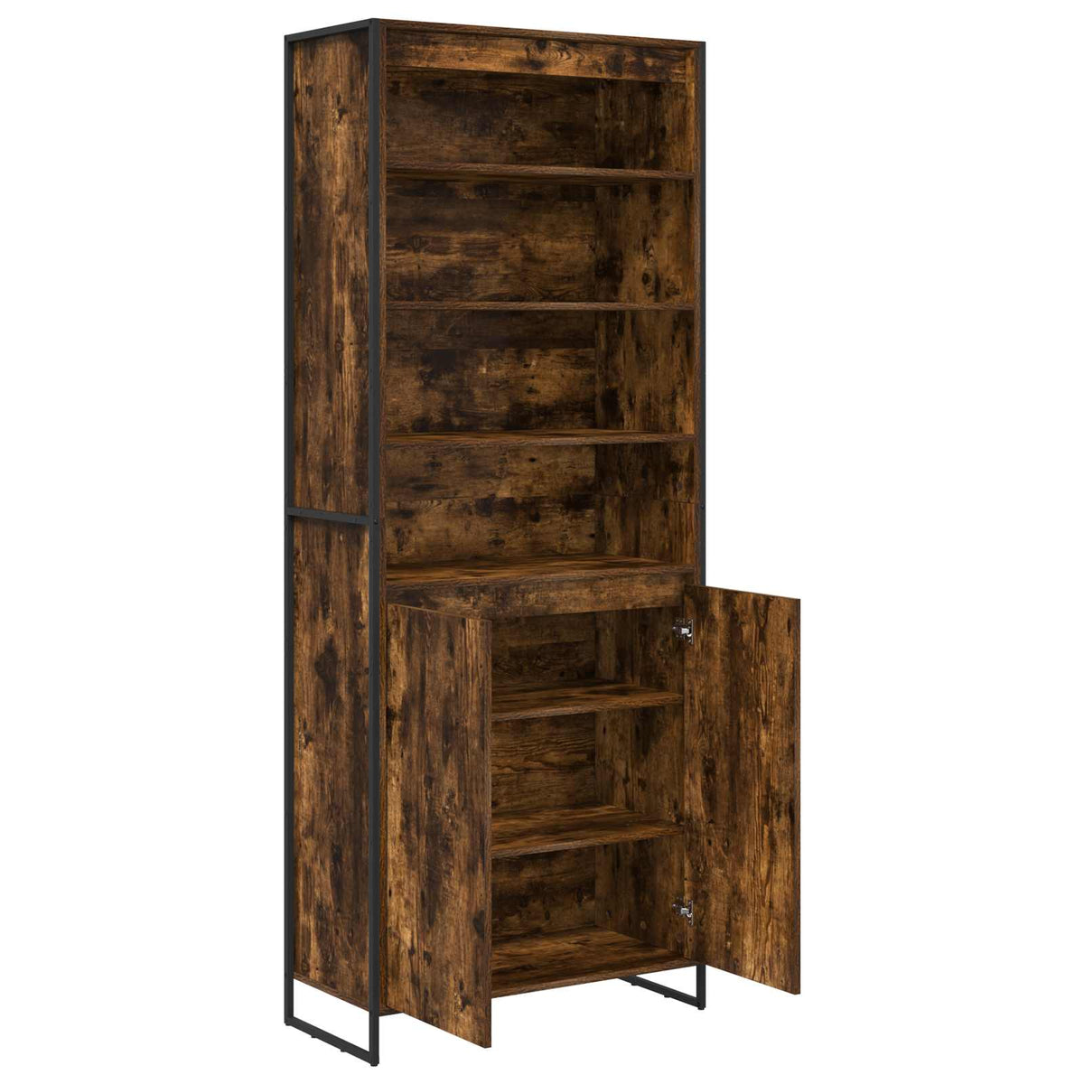 Armoires Hautes Chêne Fumé 79 x 36 x 200 cm Bois d'ingénierie - XIOS