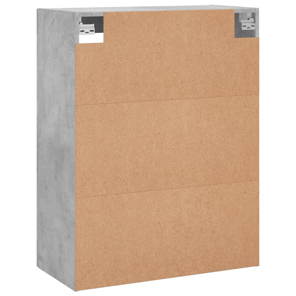 Armoires murales 2 pcs gris béton bois d'ingénierie - XIOS