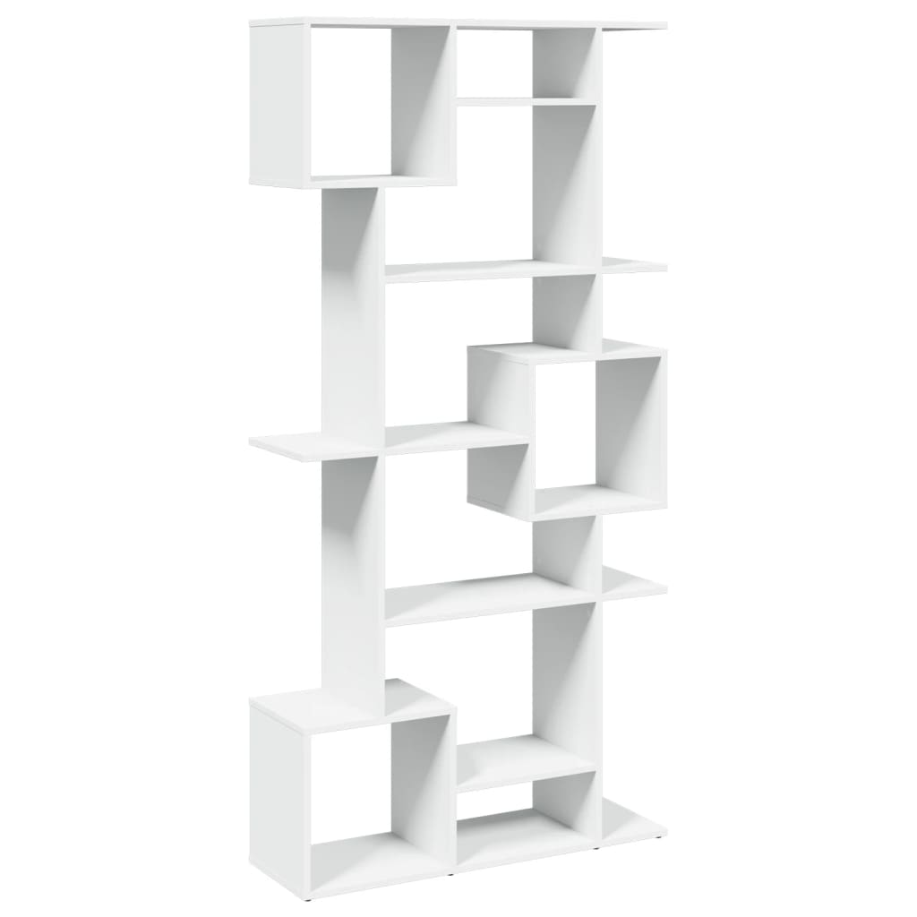 Bibliothèque blanc 92x29x188 cm bois d'ingénierie - XIOS