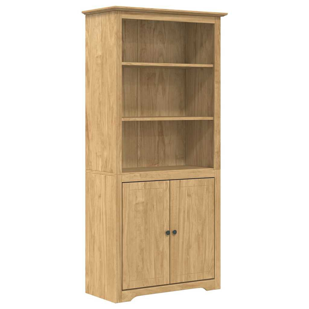 Bibliothèque BODO 3 niveaux 82 x 40 x 173 cm Bois d’ingénierie - XIOS