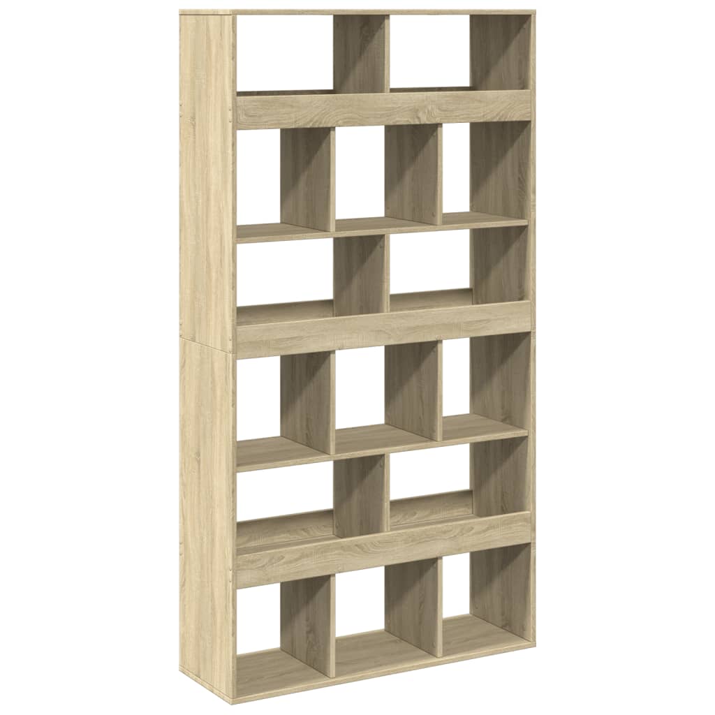 Bibliothèque chêne sonoma 100x33x187,5 cm bois d'ingénierie - XIOS