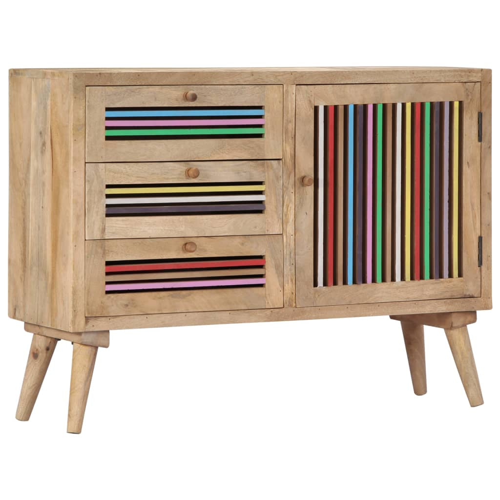 Buffet 100 x 30 x 75 cm Bois de manguier massif - XIOS