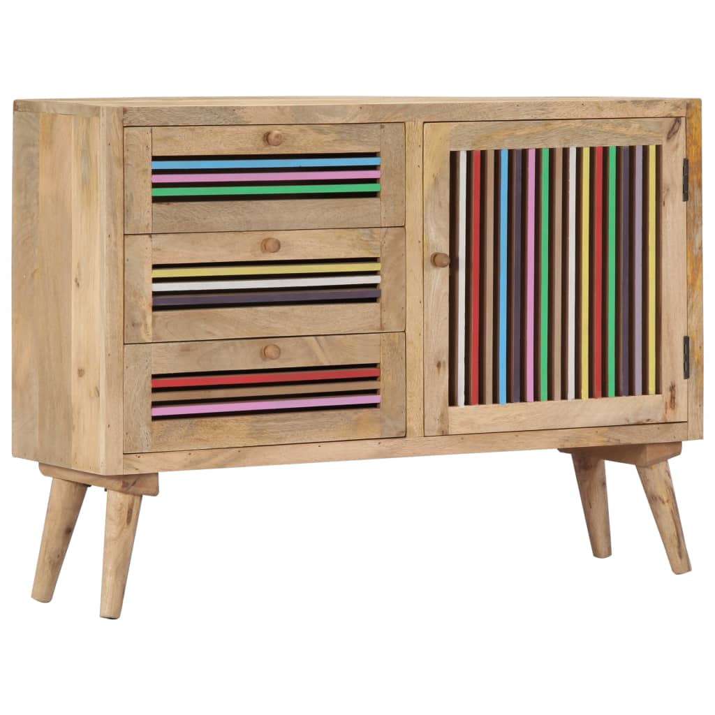 Buffet 100 x 30 x 75 cm Bois de manguier massif - XIOS