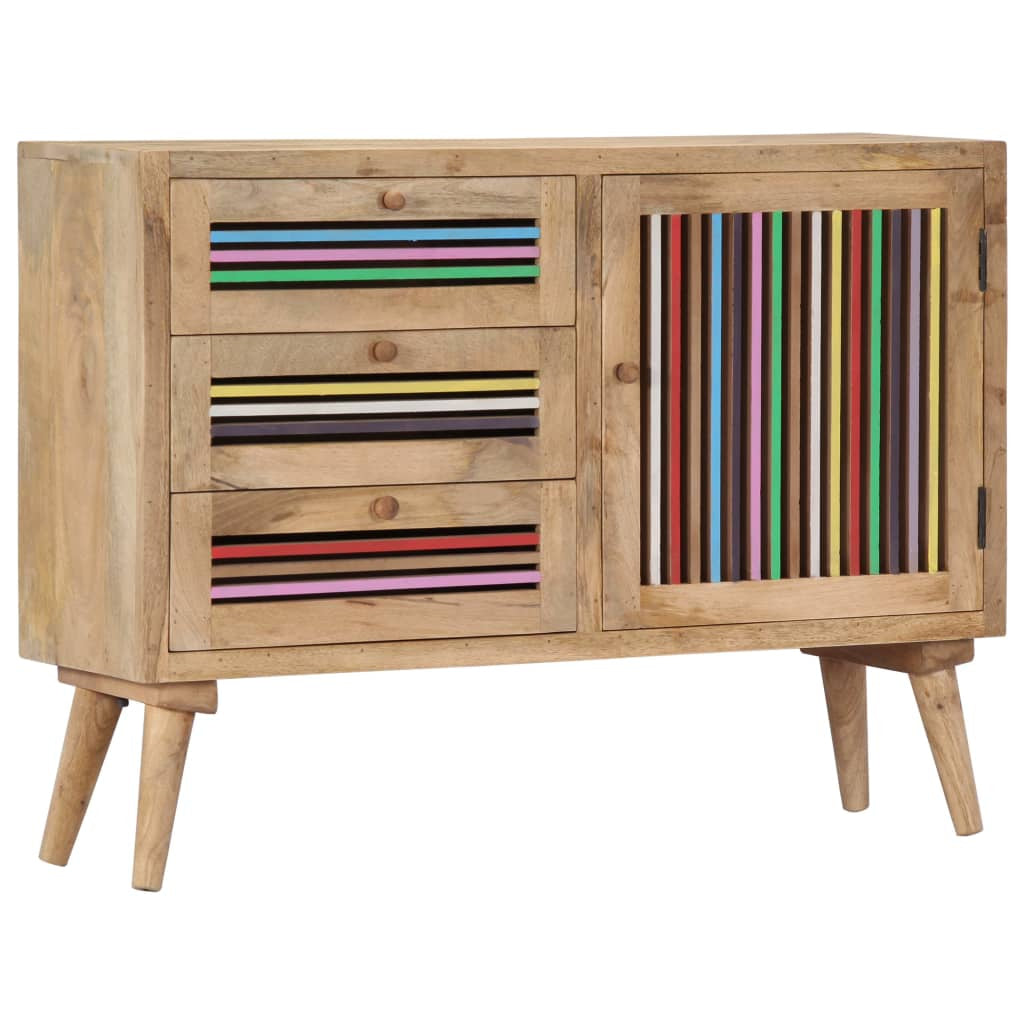 Buffet 100 x 30 x 75 cm Bois de manguier massif - XIOS