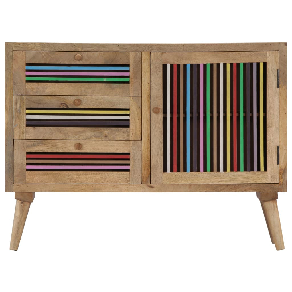 Buffet 100 x 30 x 75 cm Bois de manguier massif - XIOS