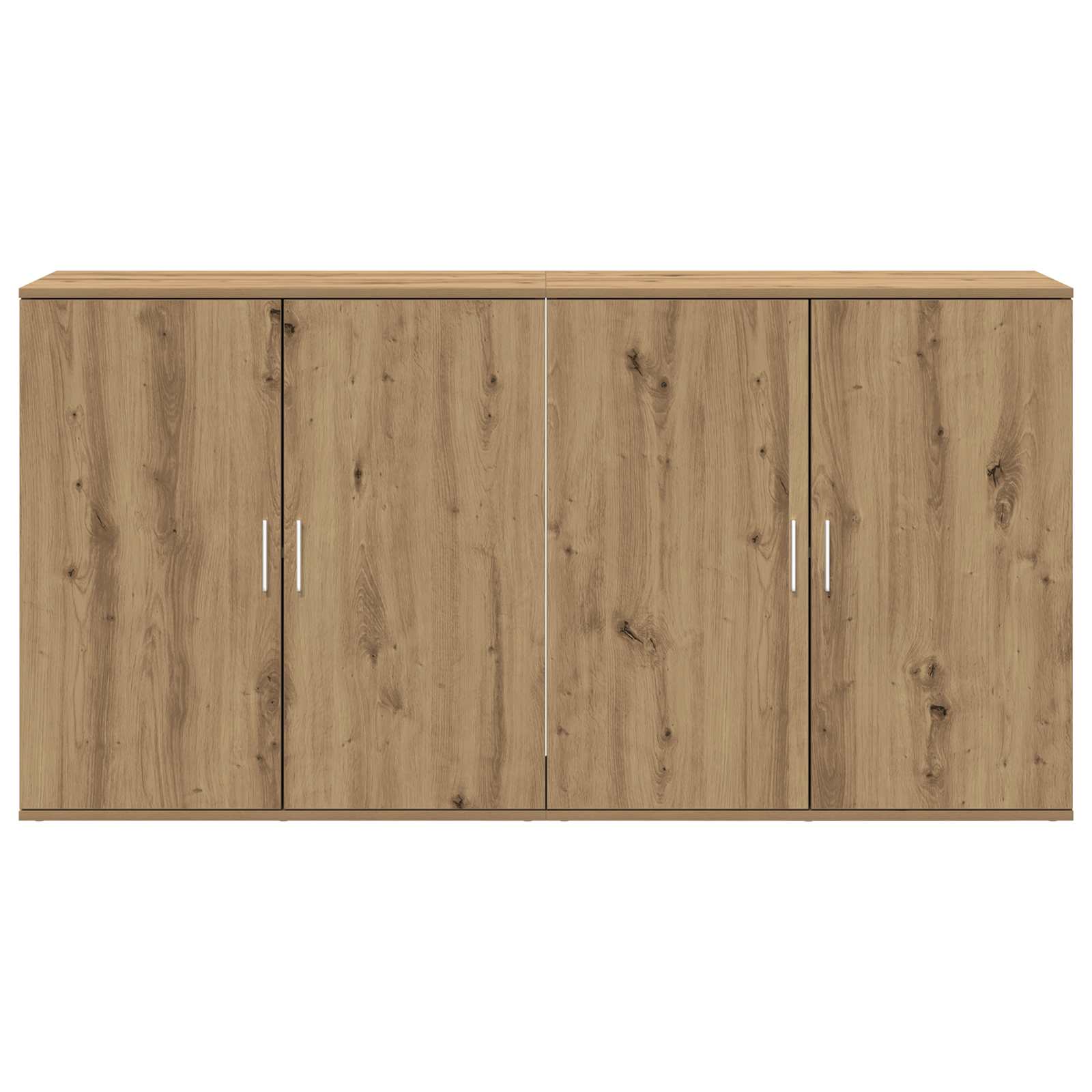 Buffet 2 pc Chêne artisanal 79 x 38 x 80 cm Bois d'ingénierie - XIOS