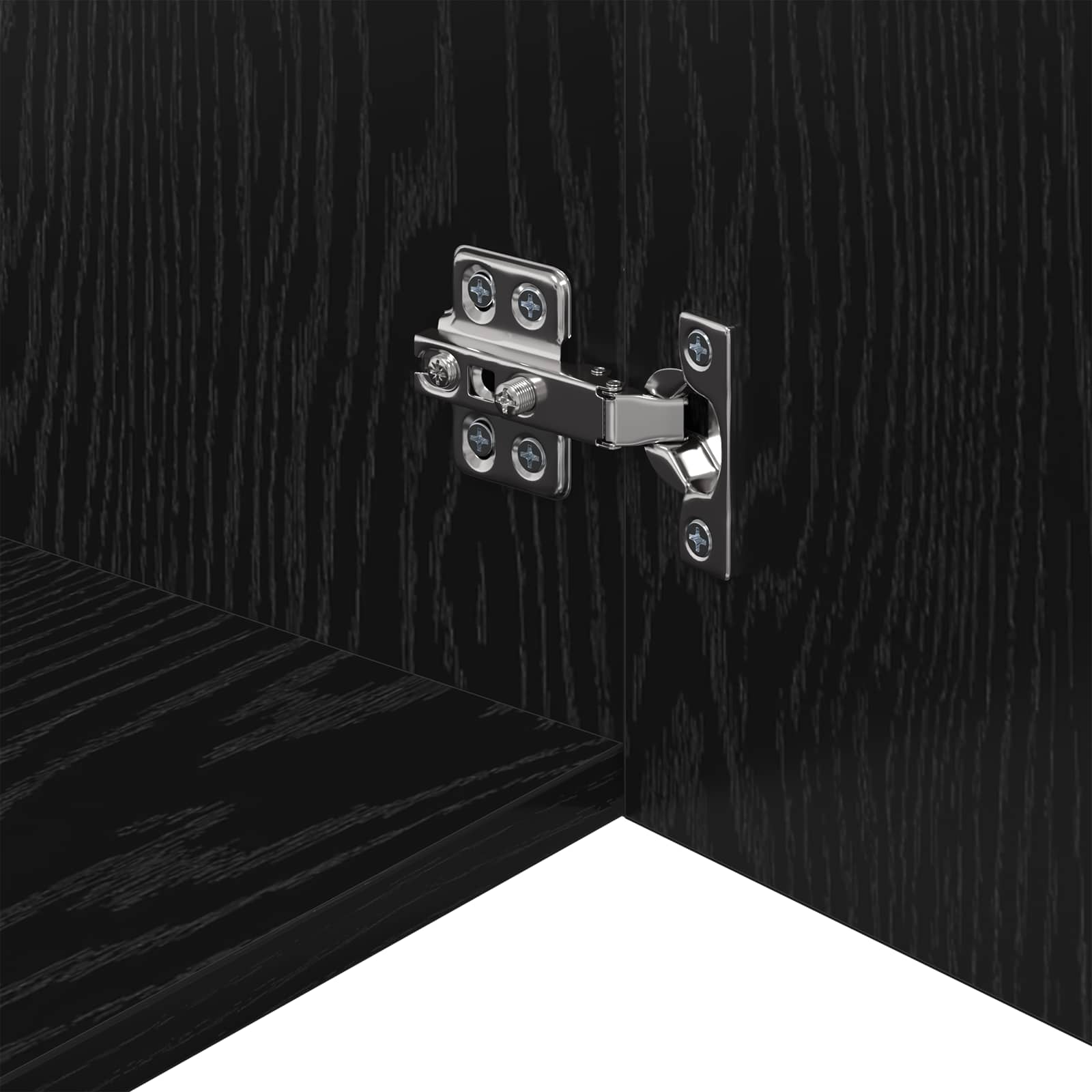 Buffet 2 pc Chêne noir 50 x 41 x 225 cm - XIOS