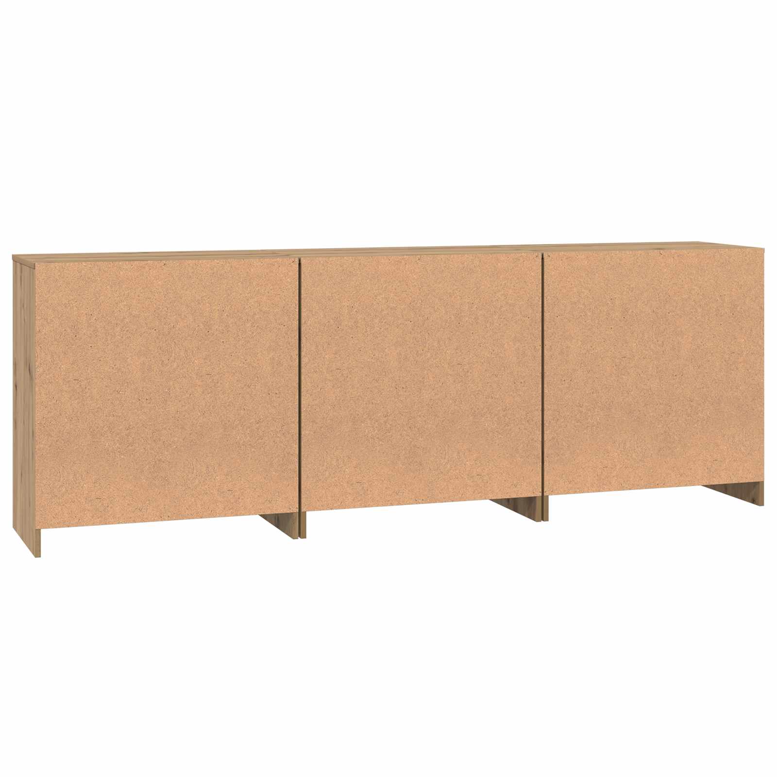 Buffet 3 pc Chêne artisanal 70 x 41 x 75 cm Bois d'ingénierie - XIOS