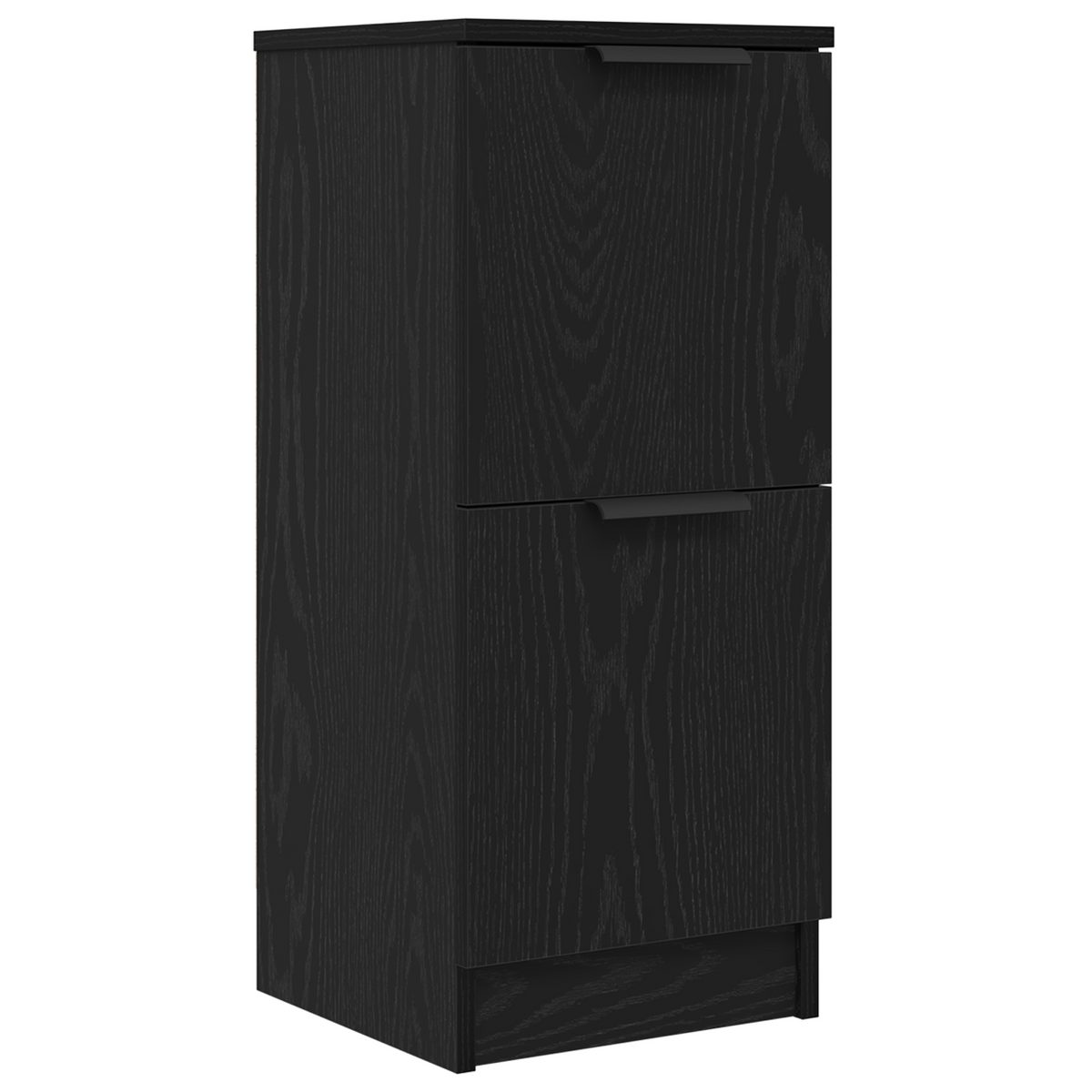 Buffet 3 pc Chêne noir 120 x 30 x 70 cm Bois d'ingénierie - XIOS