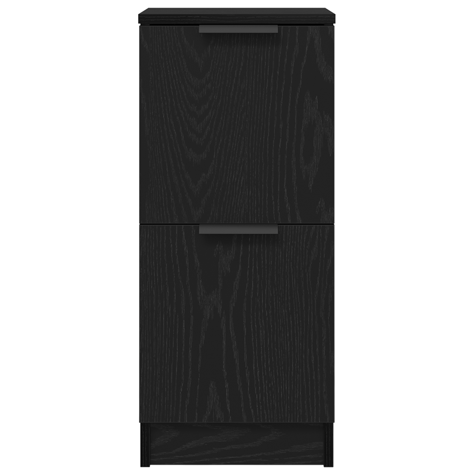 Buffet 3 pc Chêne noir 120 x 30 x 70 cm Bois d'ingénierie - XIOS