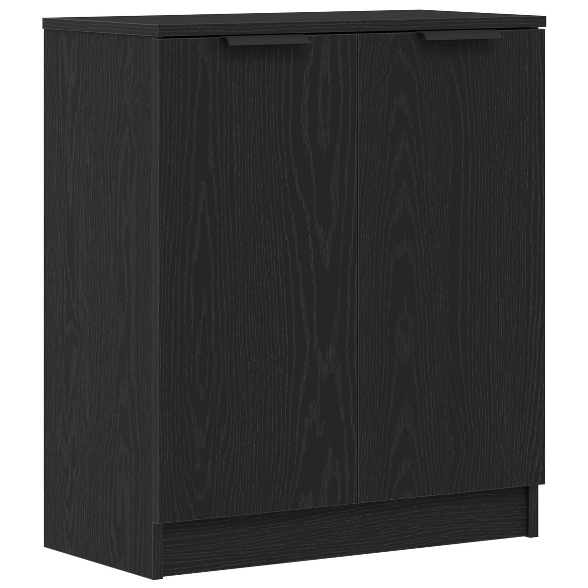 Buffet 3 pc Chêne noir 120 x 30 x 70 cm Bois d'ingénierie - XIOS