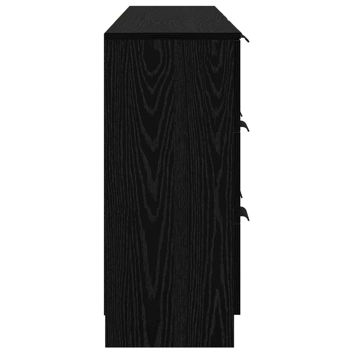 Buffet 3 pc Chêne noir 181 x 30 x 70 cm Bois d’ingénierie - XIOS