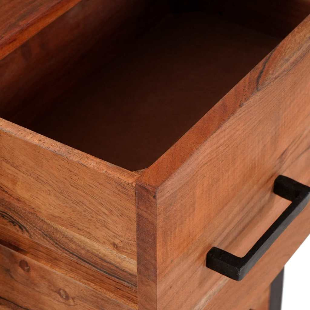 Buffet 3 pc Marron 110 x 30 x 75 cm Bois d’Acacia Massif - XIOS