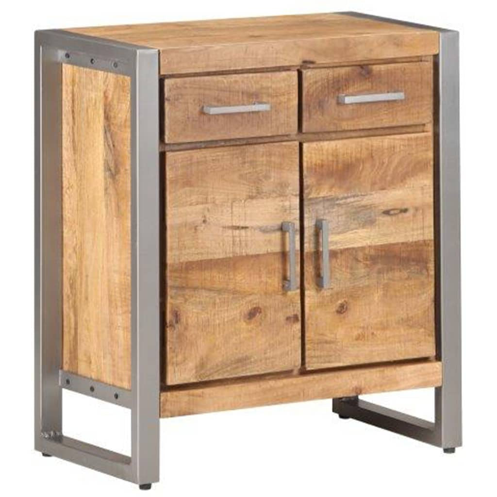 Buffet 60x35x72 cm Bois de manguier brut - XIOS