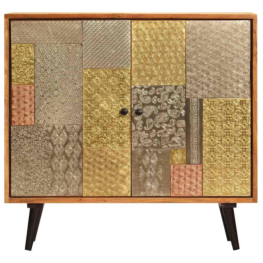 Buffet 80x30x75 cm Bois d’acacia massif - XIOS