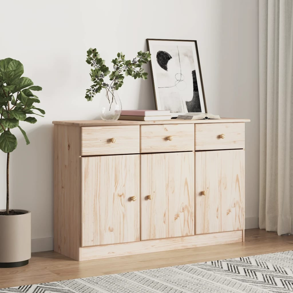 Buffet ALTA 112x35x73 cm bois massif de pin - XIOS