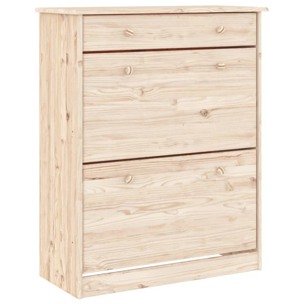 Buffet ALTA 77x35x188 cm bois massif de pin - XIOS
