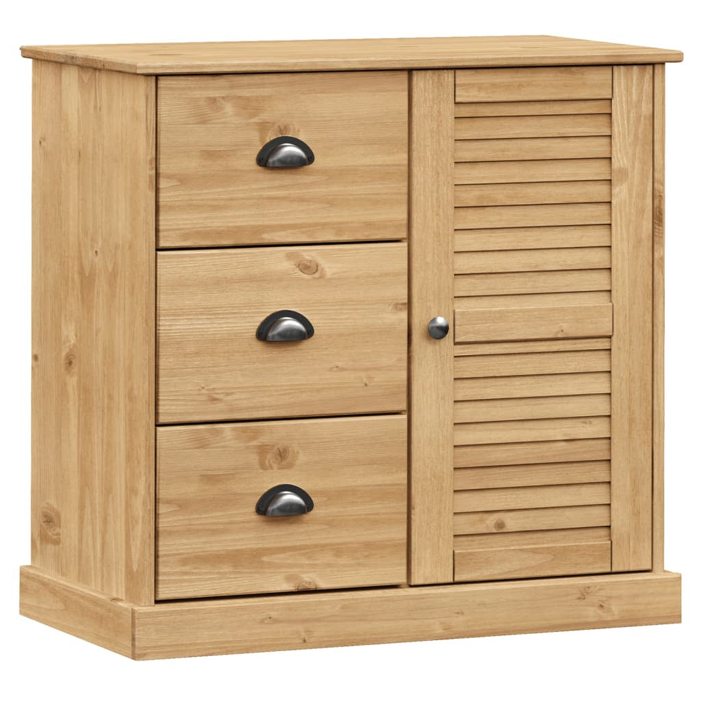 Buffet avec tiroirs VIGO 78x40x75 cm bois massif de pin - XIOS