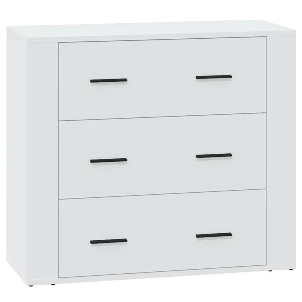 Buffet Blanc 80x33x70 cm Bois d’ingénierie - XIOS