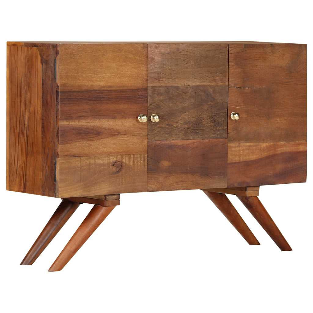 Buffet Bois recyclé massif 110x30x75 cm Marron - XIOS