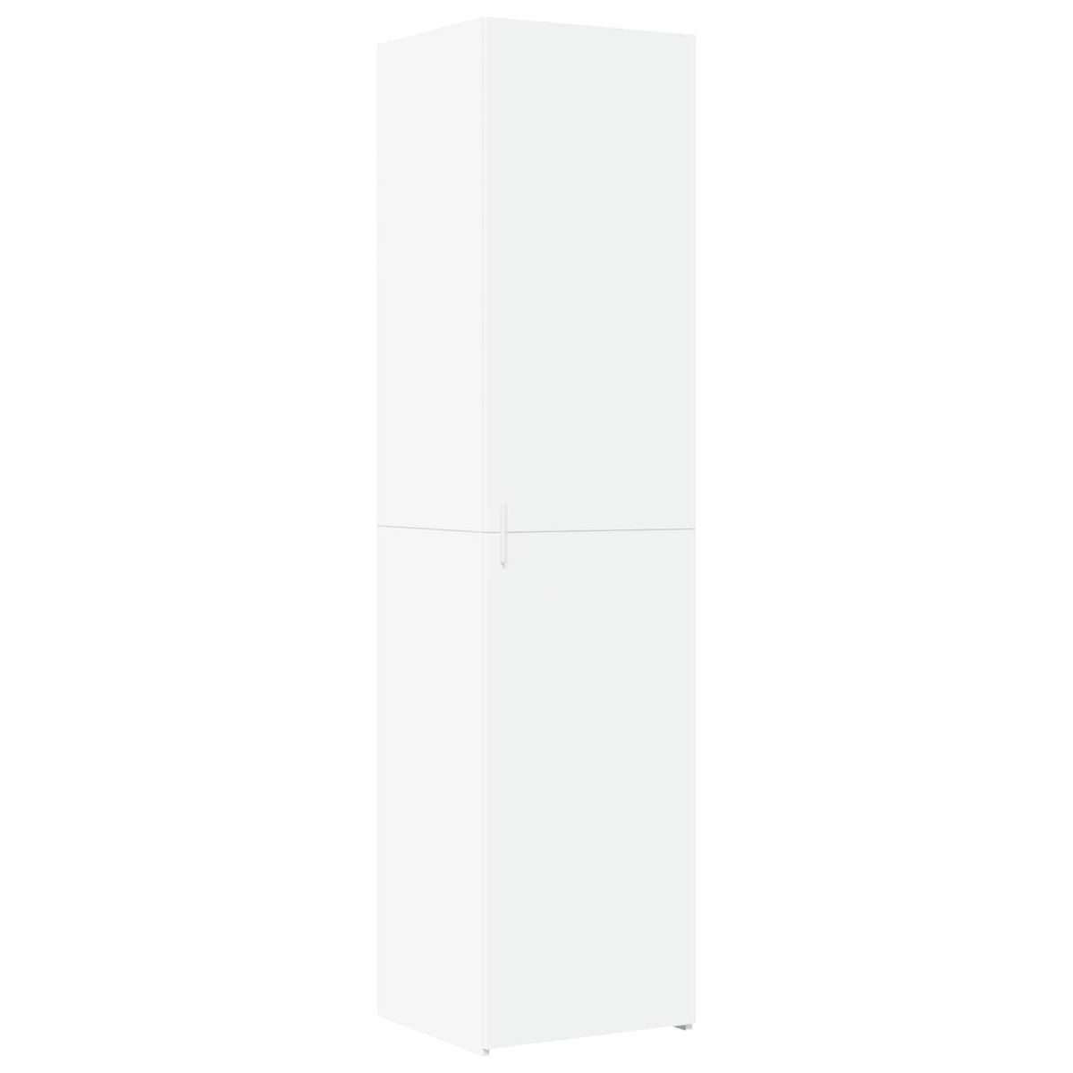 Buffet haut blanc 45x42,5x185 cm bois d’ingénierie - XIOS