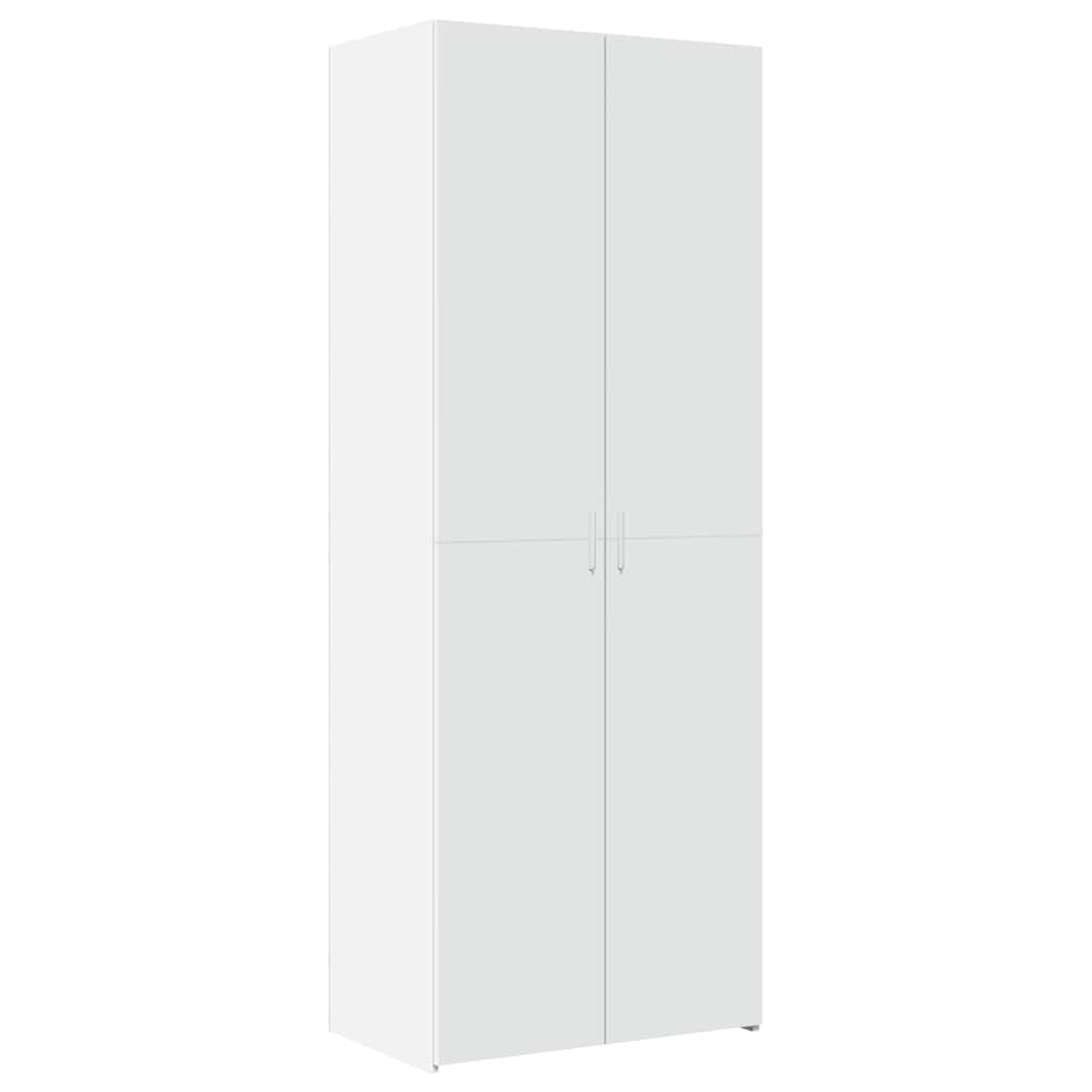 Buffet haut blanc 70x42,5x185 cm bois d’ingénierie - XIOS