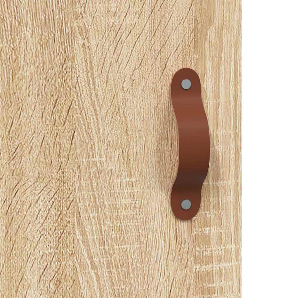 Buffet haut Chêne sonoma 69,5x34x180 cm Bois d’ingénierie - XIOS