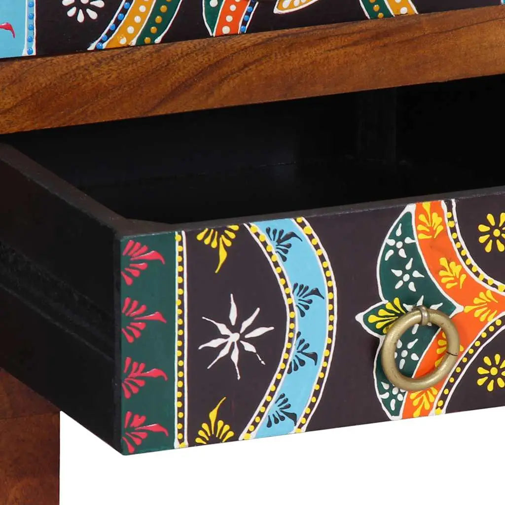 Buffet multicolore 50x35x60 cm bois massif d’acacia - XIOS