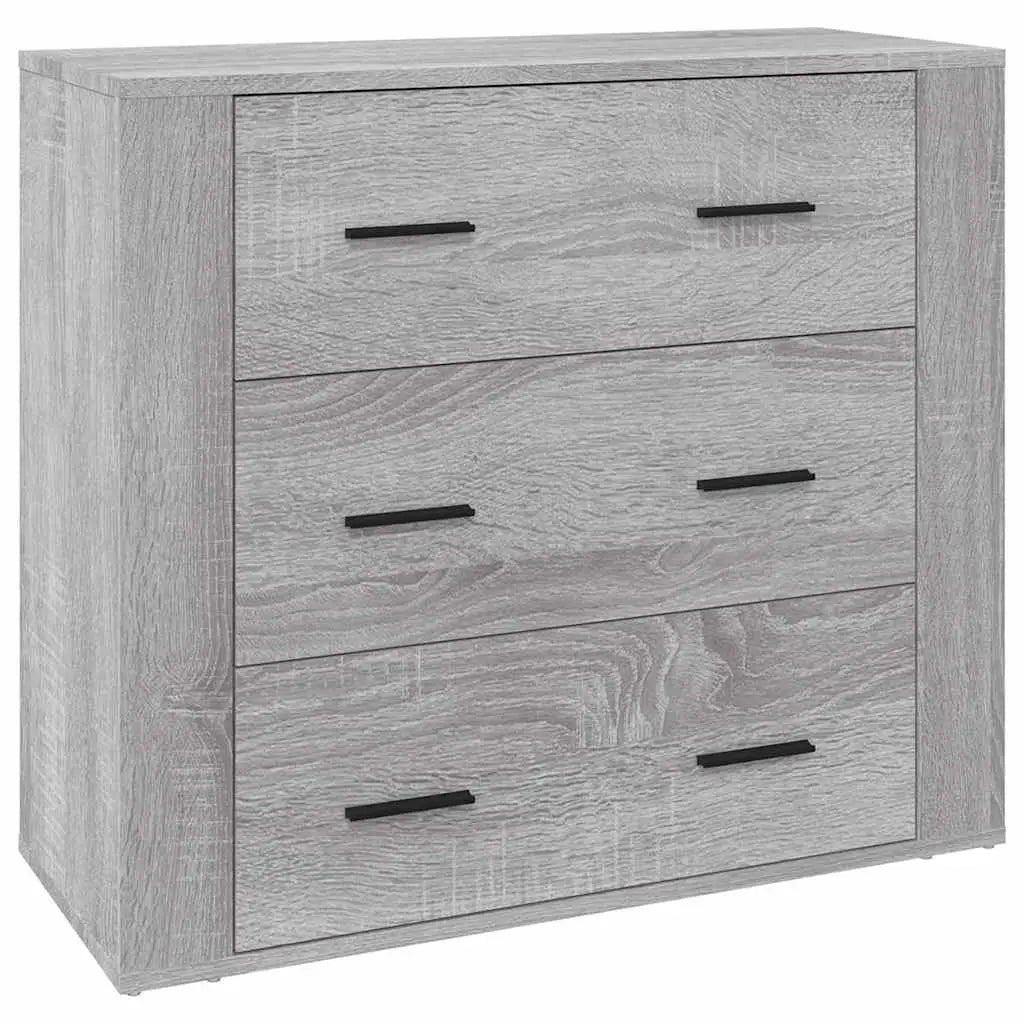 Buffet Sonoma gris 80x33x70 cm Bois d’ingénierie - XIOS
