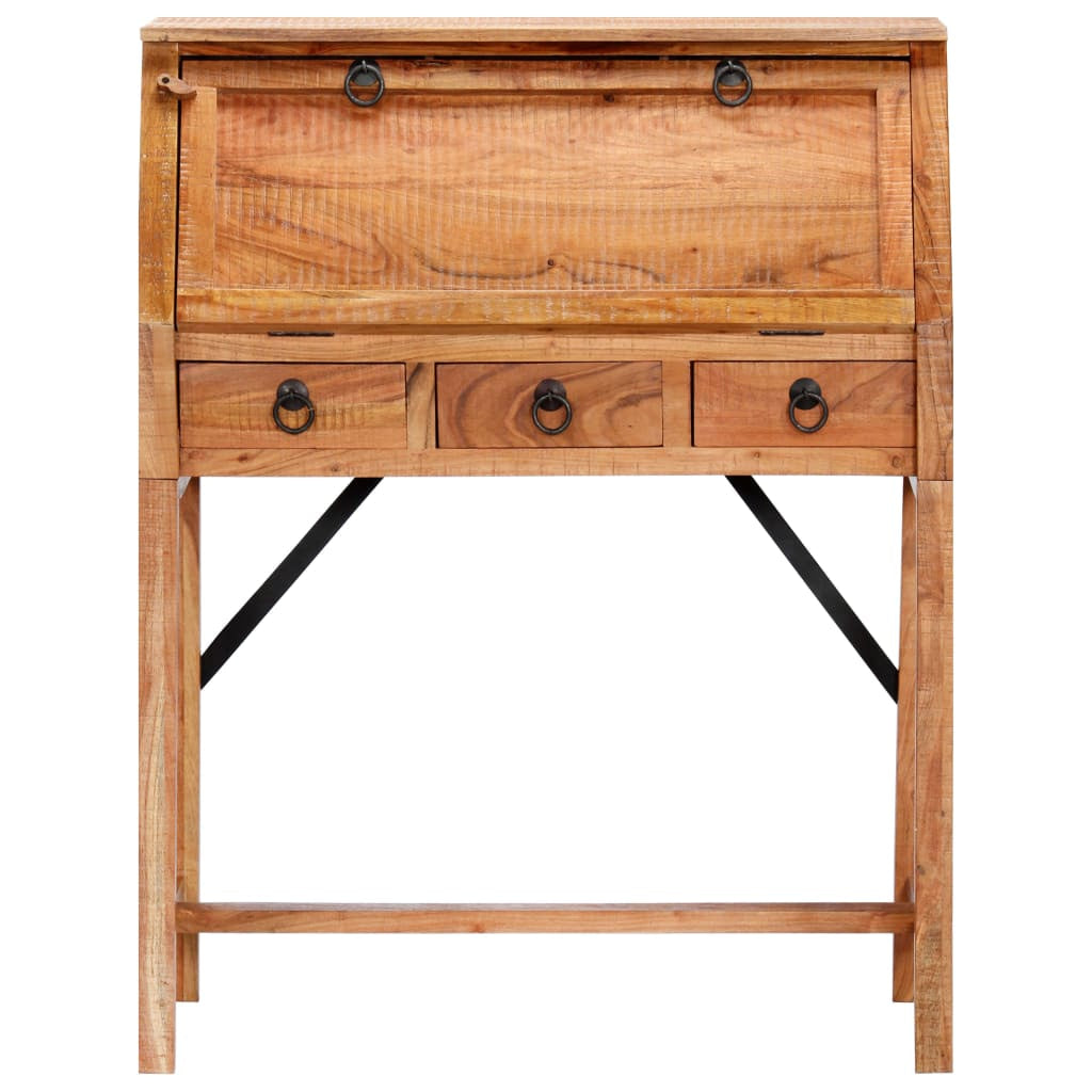 Bureau 90x40x107 cm Bois d’acacia massif - XIOS