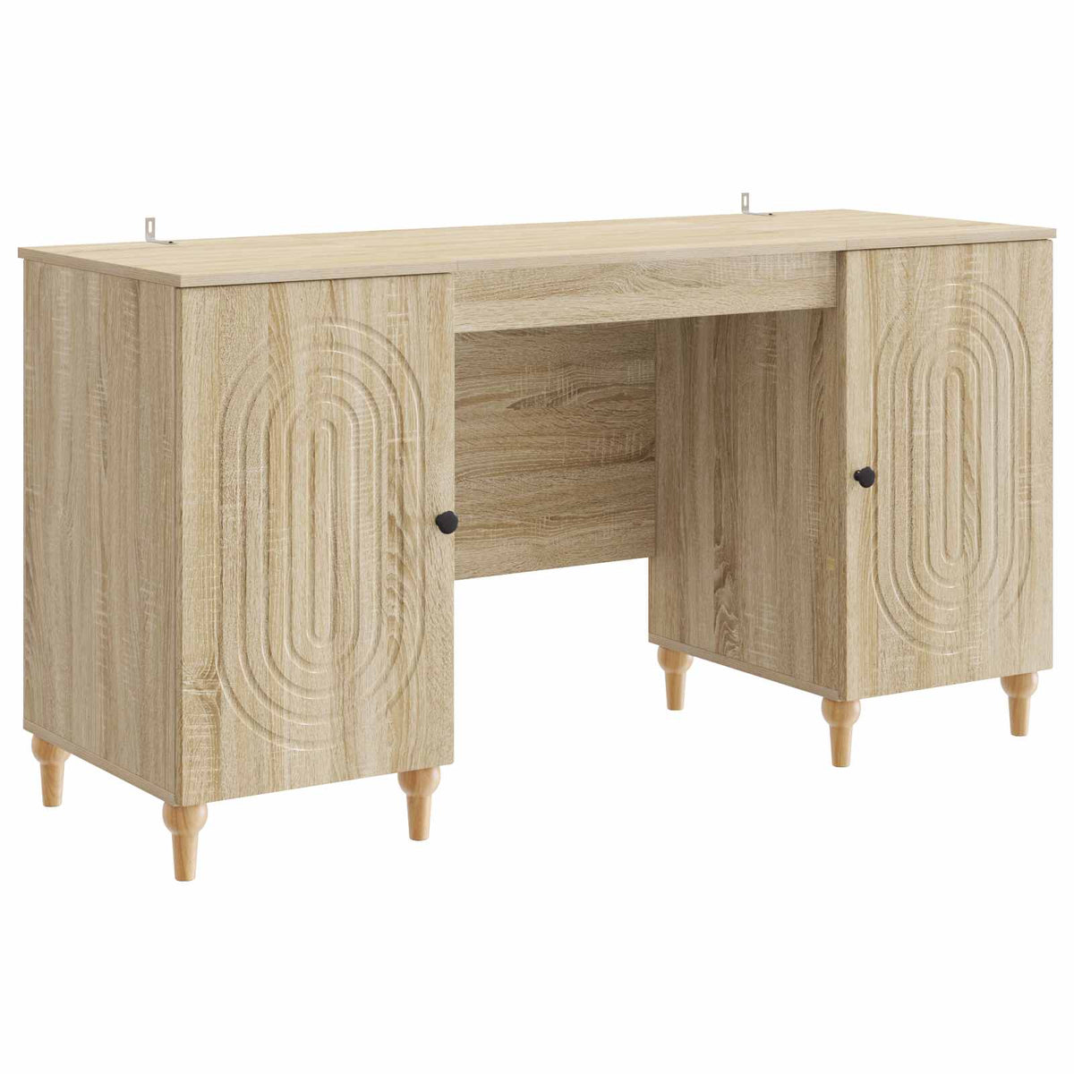 Bureau avec étagère Sonoma 142,5 x 50 x 75 cm Bois d'ingénierie - XIOS