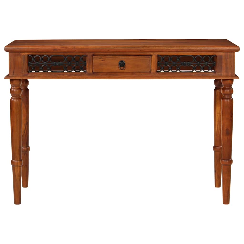 Bureau avec tiroir 110x50x76 cm bois d'acacia solide - XIOS