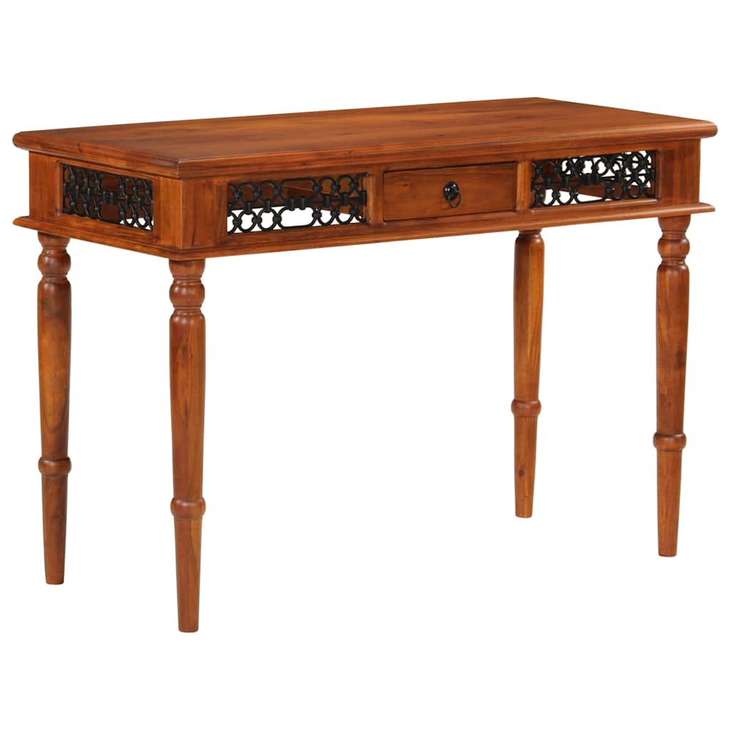 Bureau avec tiroir 110x50x76 cm bois d'acacia solide - XIOS