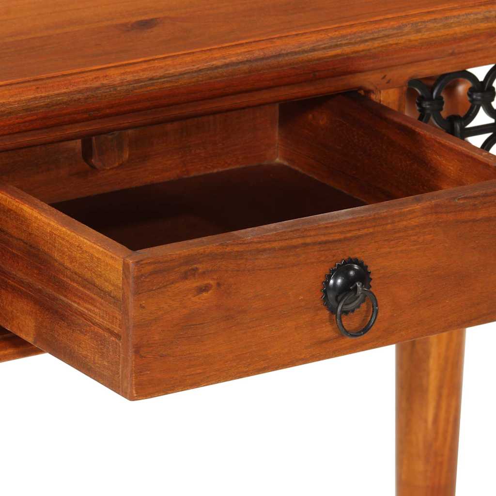 Bureau avec tiroir 110x50x76 cm bois d'acacia solide - XIOS