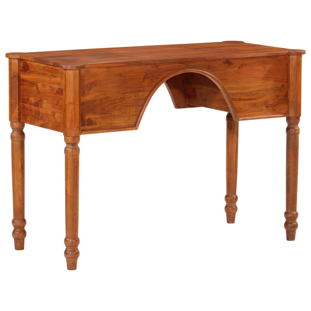 Bureau avec tiroirs 110x50x76 cm bois d'acacia solide - XIOS