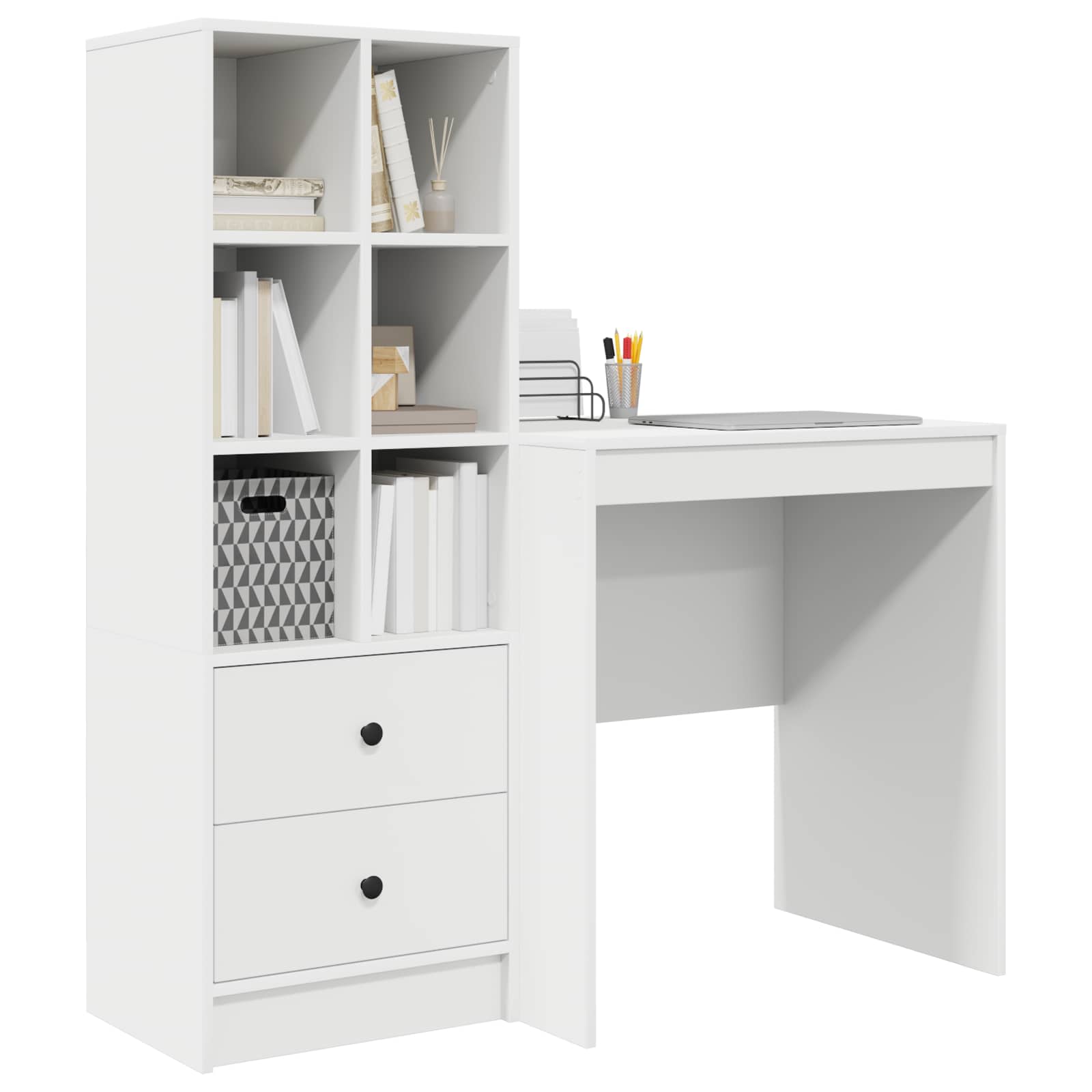 Bureau Blanc 115,5 x 50 x 127 cm 2 pc - XIOS