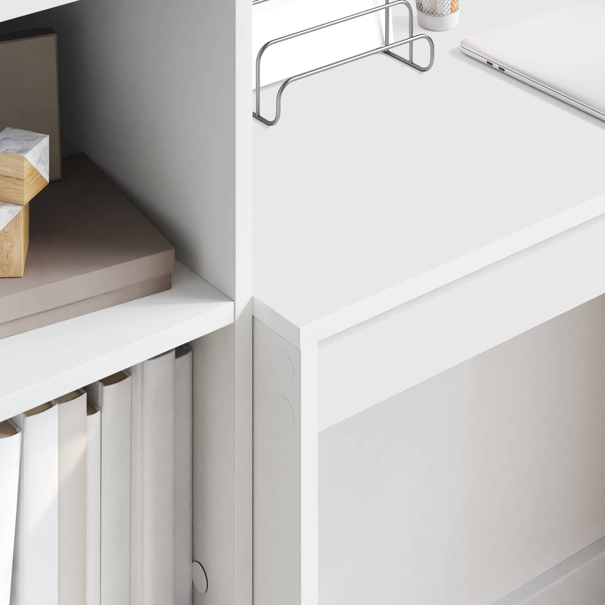 Bureau Blanc 135,5 x 40 x 127 cm 2 pc - XIOS