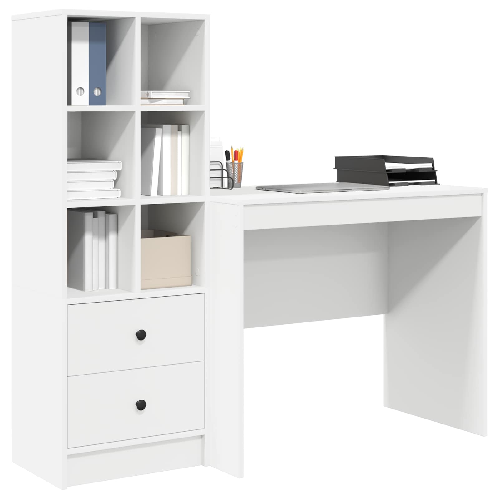 Bureau Blanc 135,5 x 50 x 127 cm 2 pc - XIOS