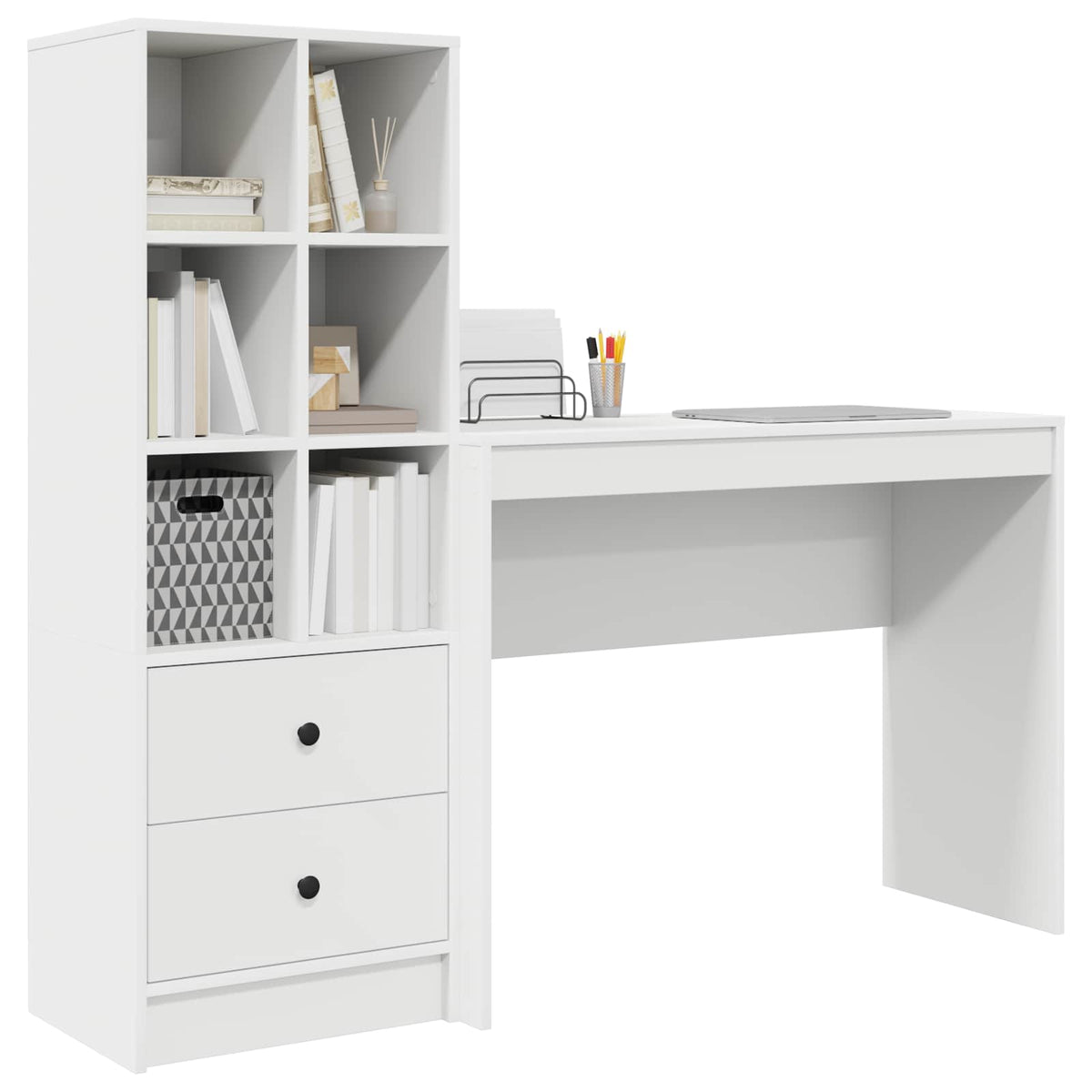 Bureau Blanc 145,5 x 40 x 127 cm 2 pc - XIOS