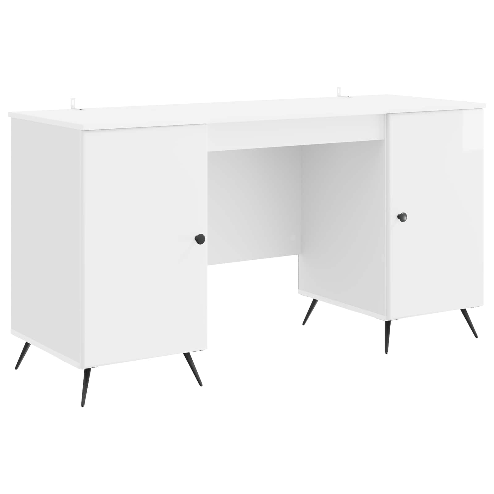 Bureau Blanc brillant 142,5 x 50 x 75 cm Bois d'ingénierie - XIOS