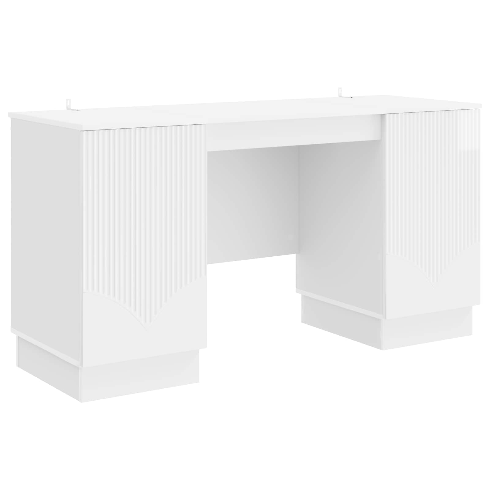Bureau Blanc brillant 142,5 x 50 x 75 cm Bois d'ingénierie - XIOS