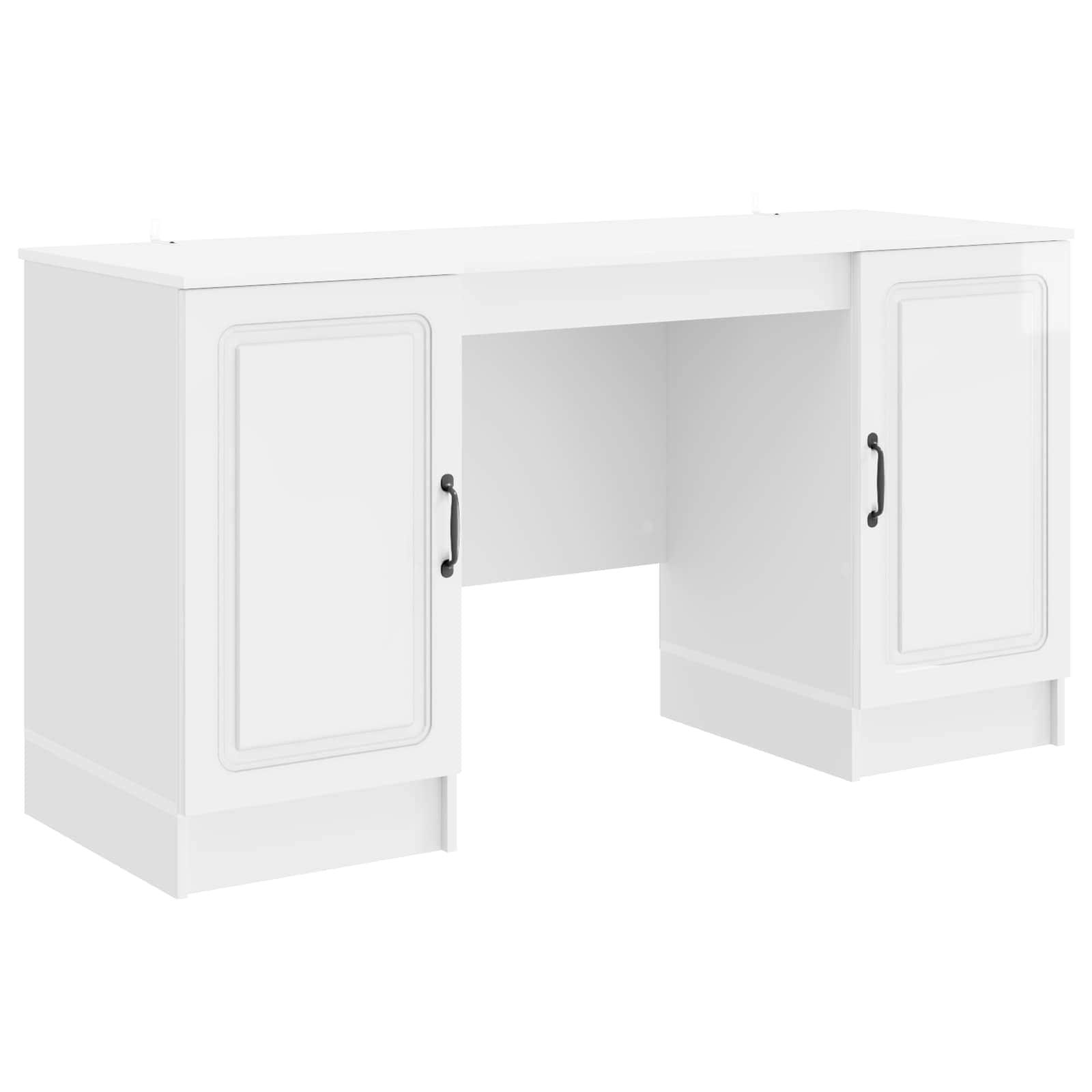 Bureau Blanc brillant 142,5 x 50 x 75 cm Bois d'ingénierie - XIOS
